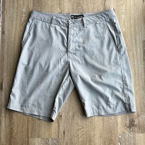 Travis Mathew light gray shorts